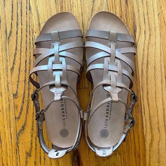 NWT lolasabbia for Eric Michael "Miami" Gladiator Sandals - 9 - Picture 1 of 4